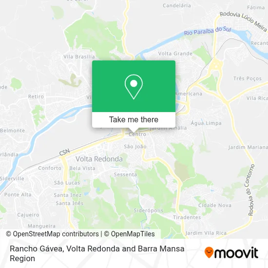 Rancho Gávea map