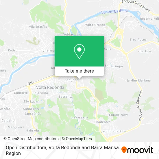 Open Distribuidora map