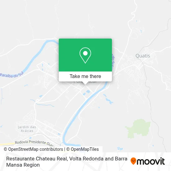 Restaurante Chateau Real map