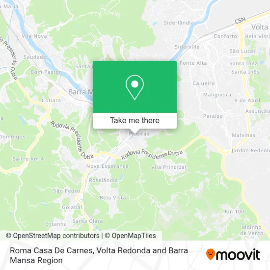 Roma Casa De Carnes map