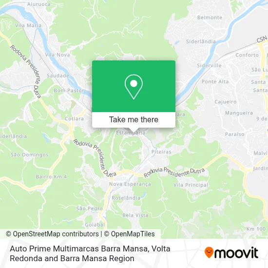 Auto  Prime Multimarcas Barra Mansa map