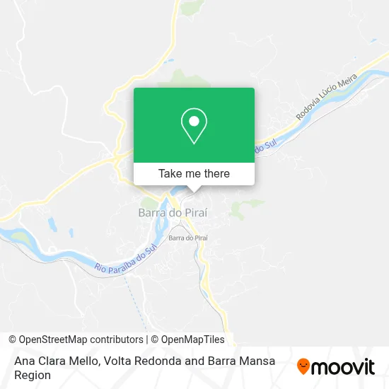 Ana Clara Mello map