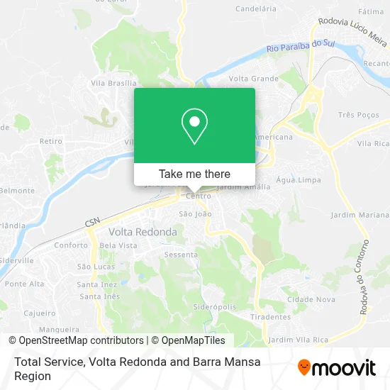 Total Service map