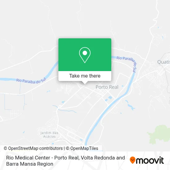 Rio Medical Center - Porto Real map