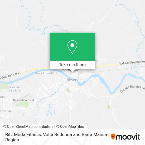 Ritz Moda Fitness map