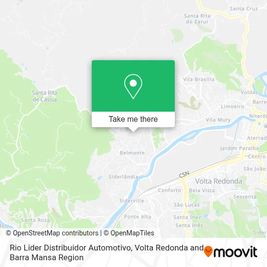 Rio Lider Distribuidor Automotivo map