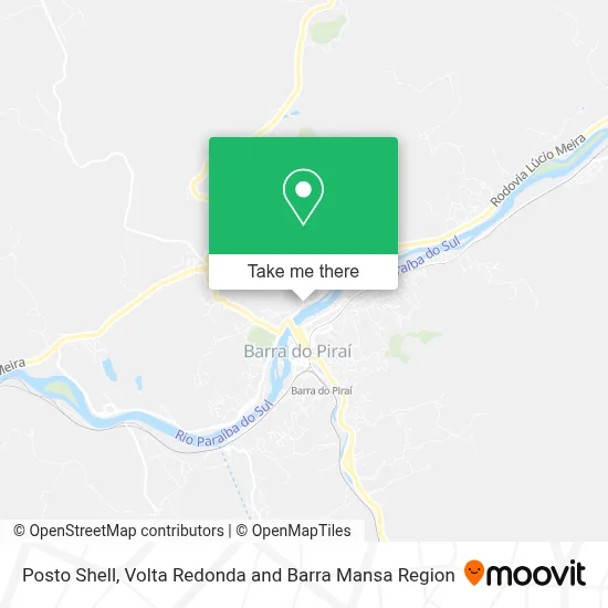 Posto Shell map