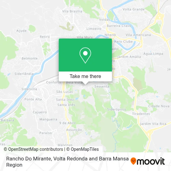 Rancho Do Mirante map