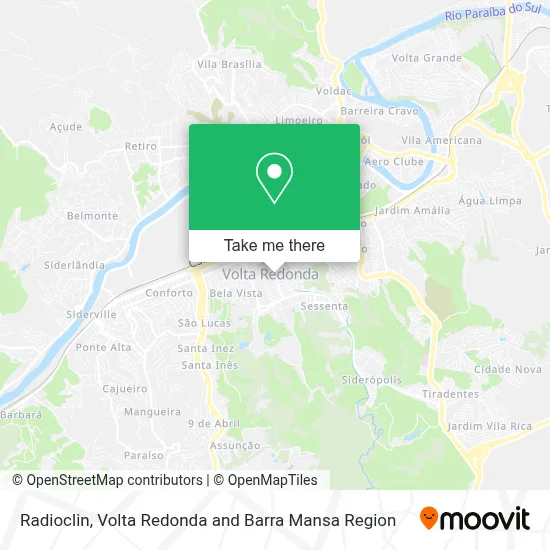 Radioclin map