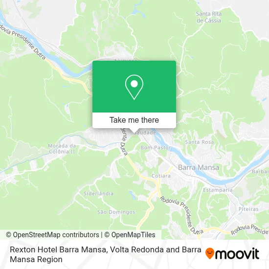 Rexton Hotel Barra Mansa map