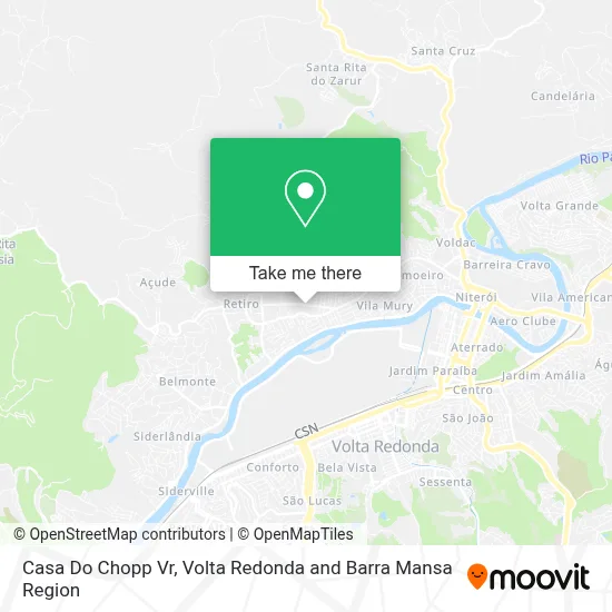 Casa Do Chopp Vr map