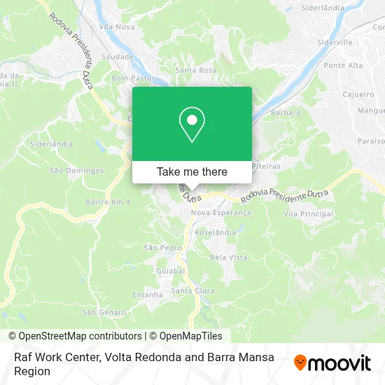 Raf Work Center map