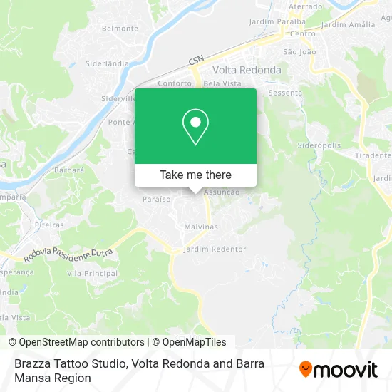 Brazza Tattoo Studio map