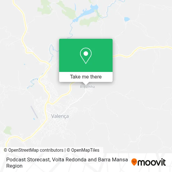 Podcast Storecast map