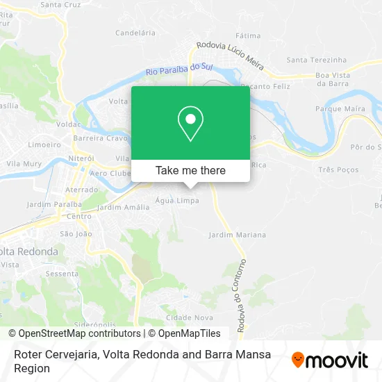 Roter Cervejaria map