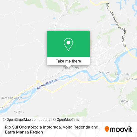 Rio Sul Odontologia Integrada map