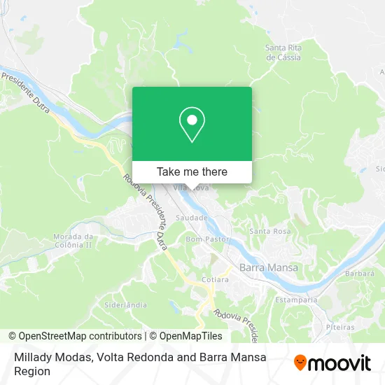 Millady Modas map