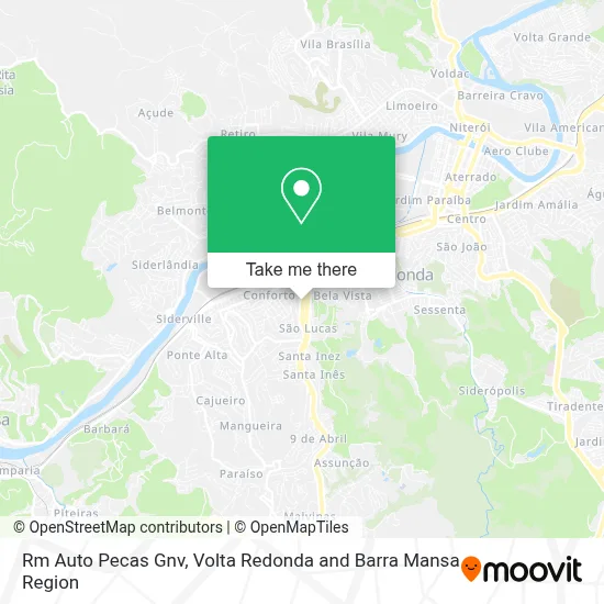 Rm Auto Pecas Gnv map