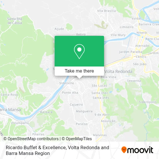 Ricardo Buffet & Excellence map