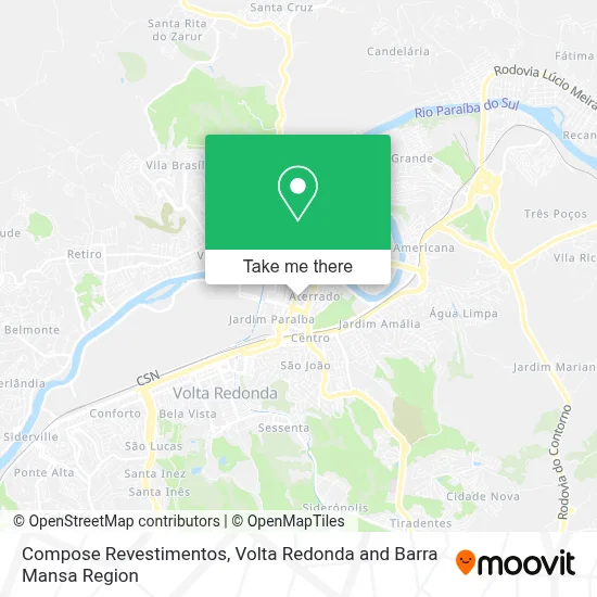 Compose Revestimentos map