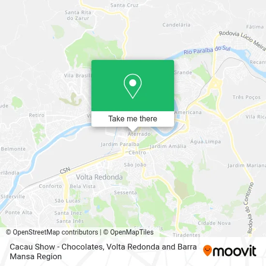 Cacau Show - Chocolates map