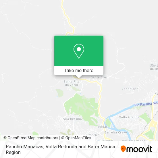 Rancho Manacás map