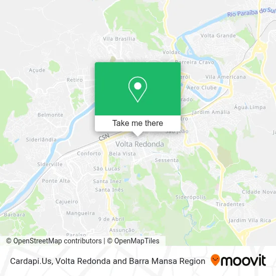 Cardapi.Us map