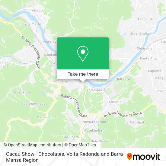 Cacau Show - Chocolates map
