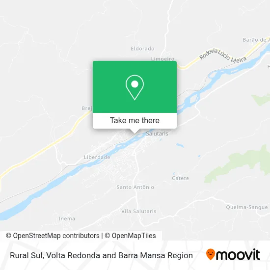 Rural Sul map