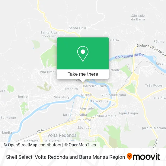 Shell Select map