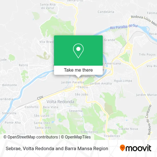 Sebrae map