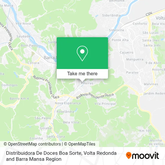 Distribuidora De Doces Boa Sorte map