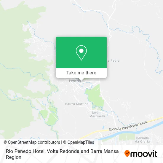 Rio Penedo Hotel map