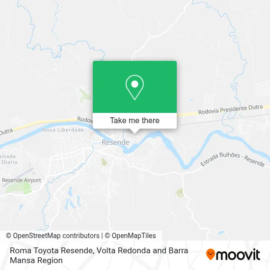 Roma Toyota Resende map