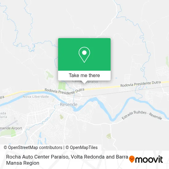 Rocha Auto Center Paraíso map