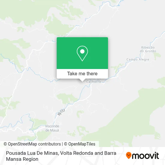 Pousada Lua De Minas map