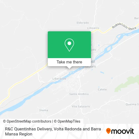 R&C Quentinhas Delivery map
