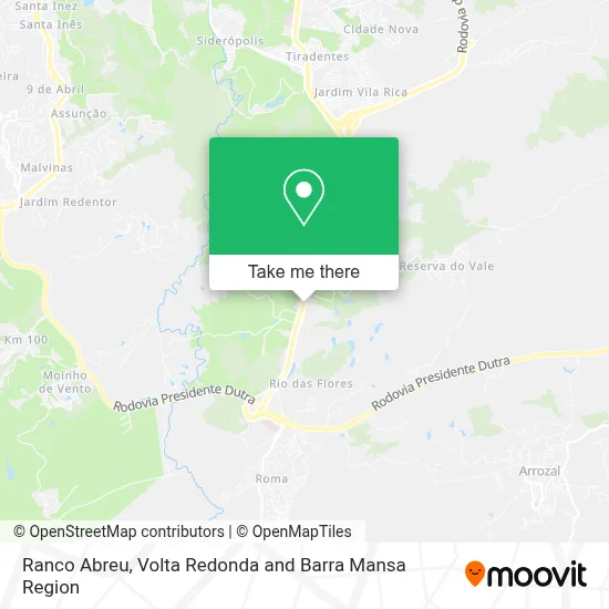 Ranco Abreu map