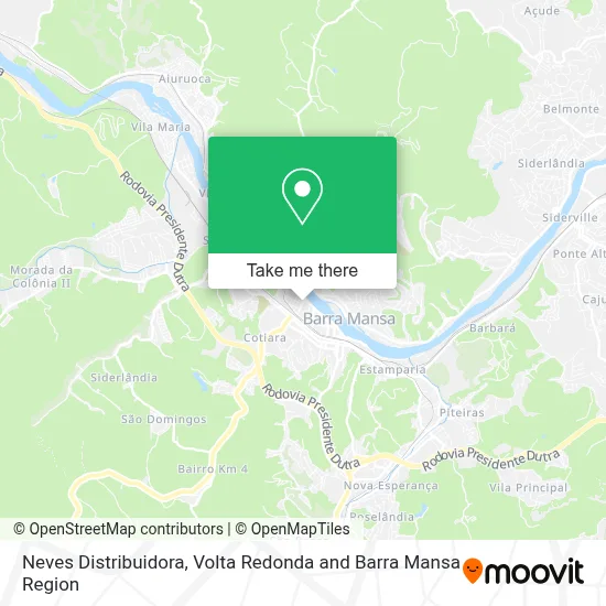 Neves Distribuidora map