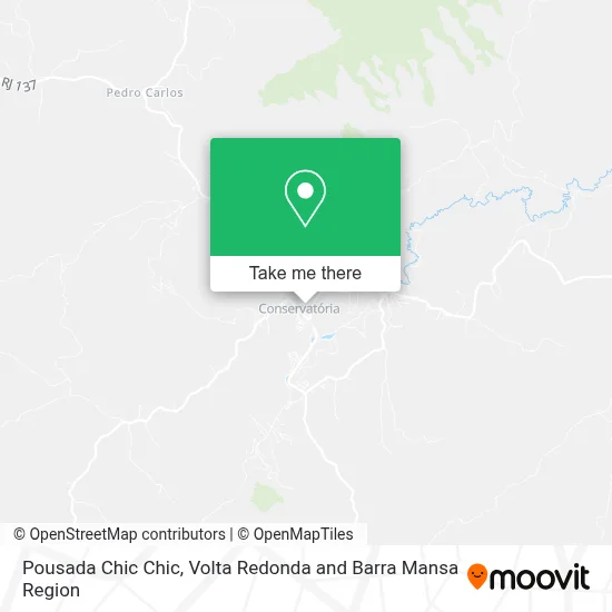 Pousada Chic Chic map