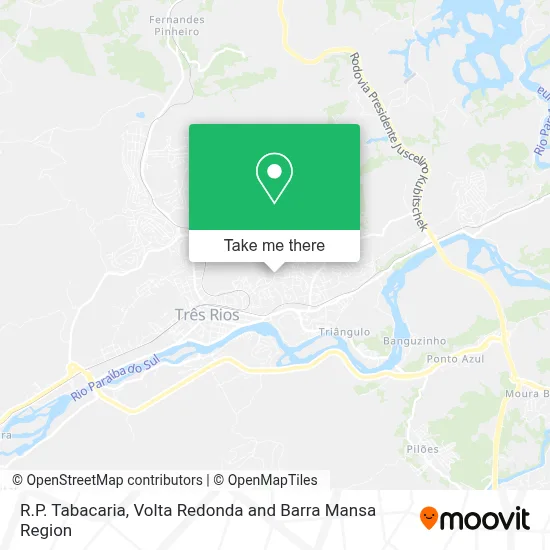 R.P. Tabacaria map