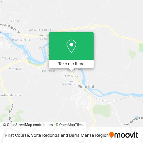 First Course map