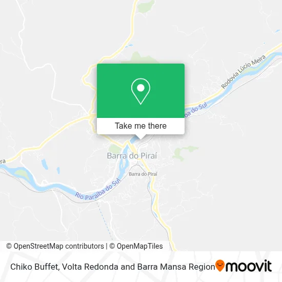 Chiko Buffet map