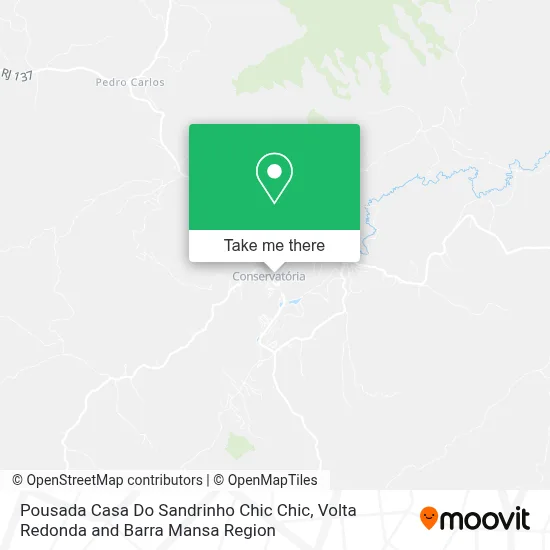 Pousada Casa Do Sandrinho Chic Chic map