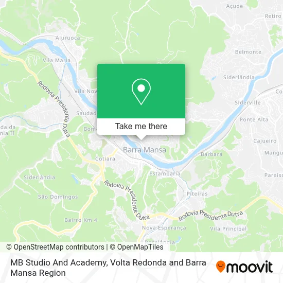 MB Studio And Academy map