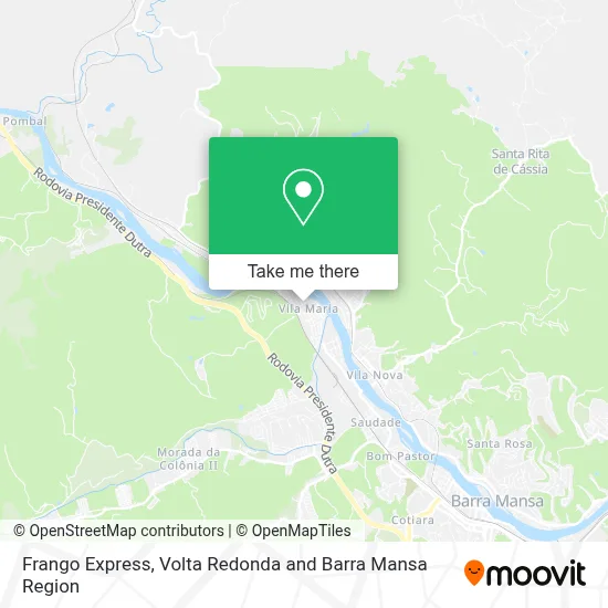 Frango Express map