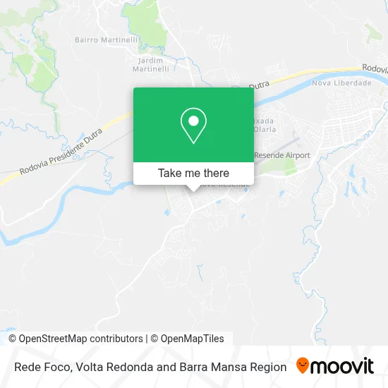 Rede Foco map