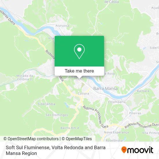 Soft Sul Fluminense map