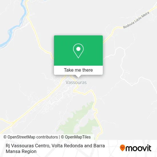 Rj Vassouras Centro map