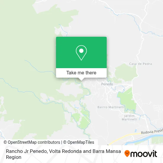 Rancho Jr Penedo map